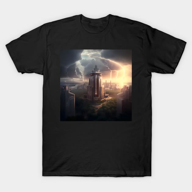 Tomorrow's Metropolis T-Shirt by D3monic